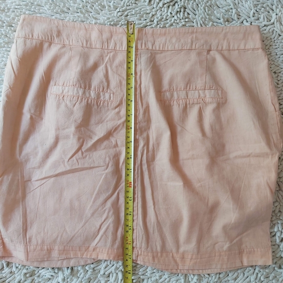 Vero Moda Jeans peach mini skirt- size 42 - Picture 6 of 7
